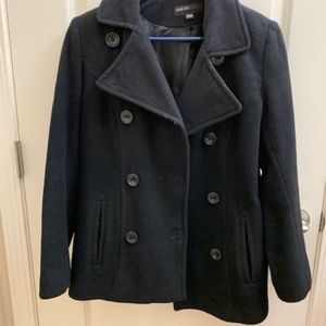 Jason Kole Black Peacoat